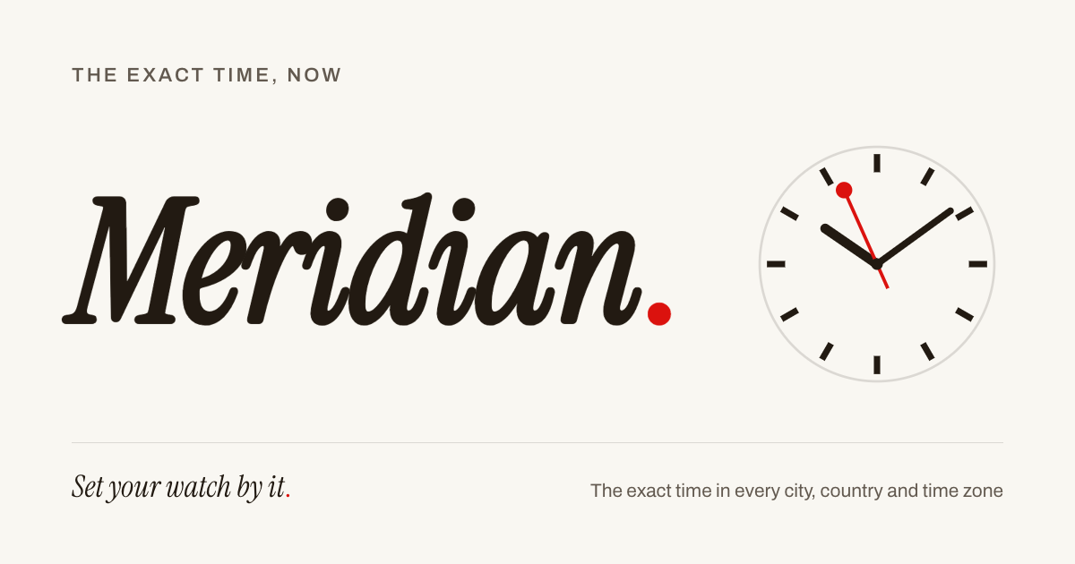 PT time now — Pacific Time (UTC−7) | Time Meridian